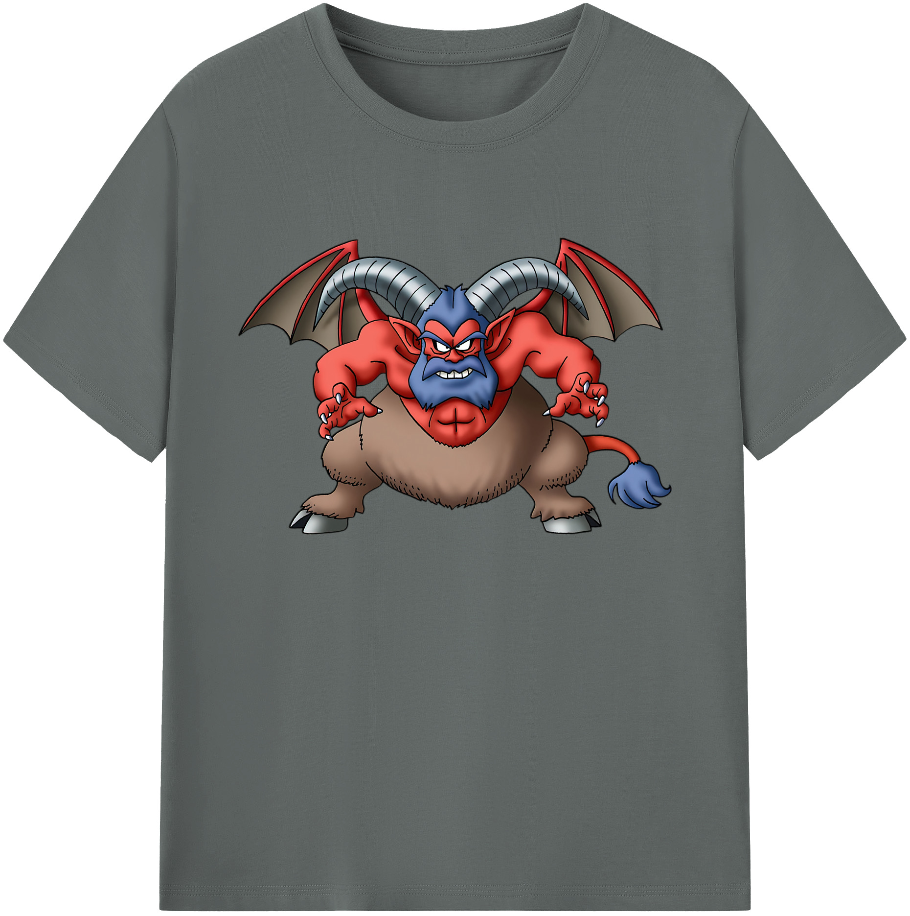 （画像用） ドラゴンクエスト Doragon Kuesuto Dragon Quest 綿100％ メンズ半袖Tシャツ｜肌触りやわらか＆通気性